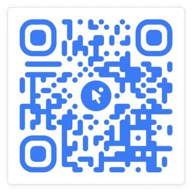 Branded QR code design example